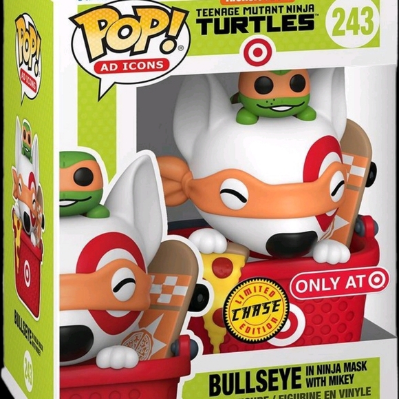 TMNT Ninja Mask with Mikey Vinyl Figure Chase Funko With HARD POP PROTECTOR - Picture 14 of 14